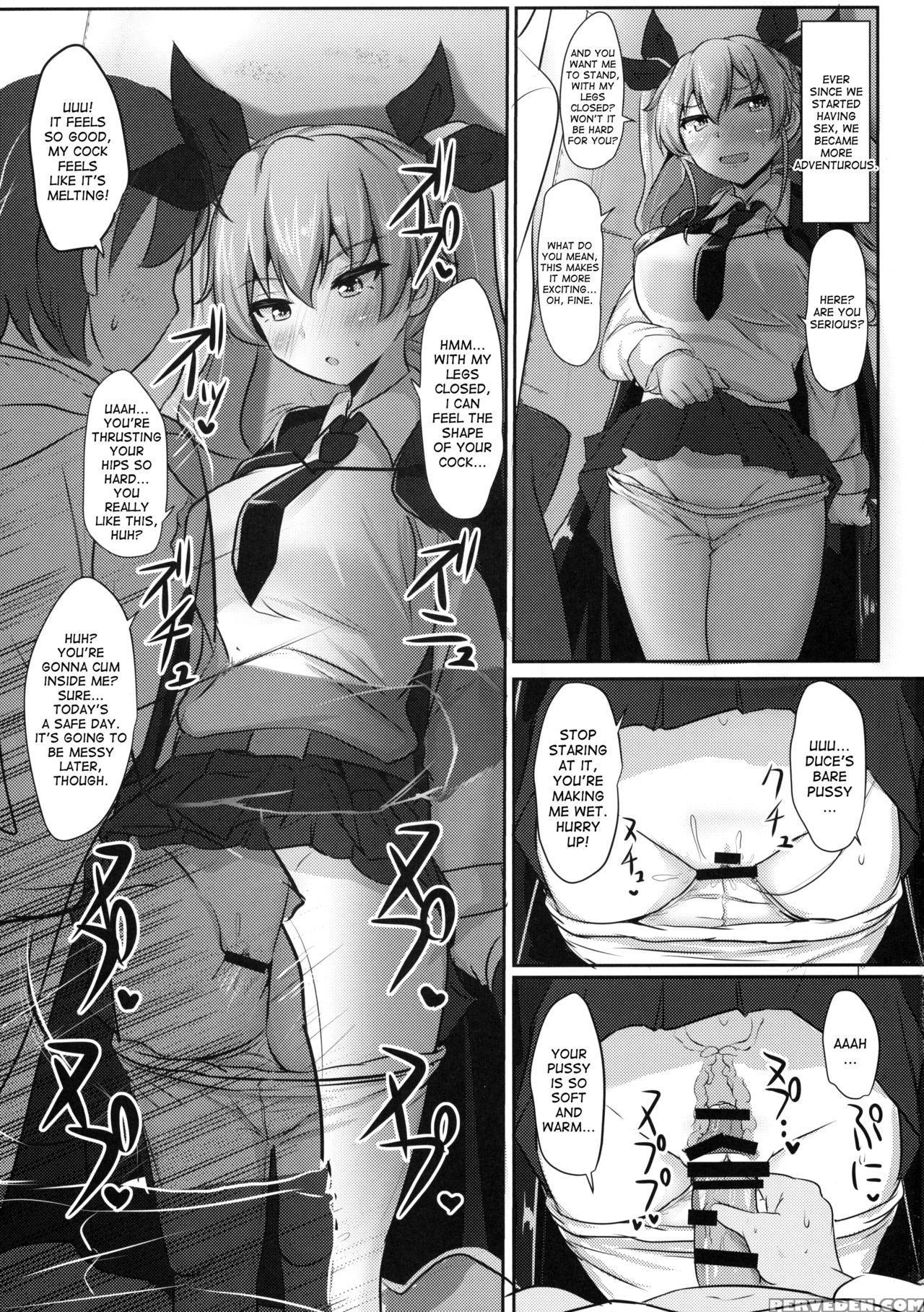 (c90) [hakuginmokusei (poshi)] Anchovy Nee-san White Sauce Zoe (girls Und Panzer) [english] [desudesu] Chapter 1000 Page 10
